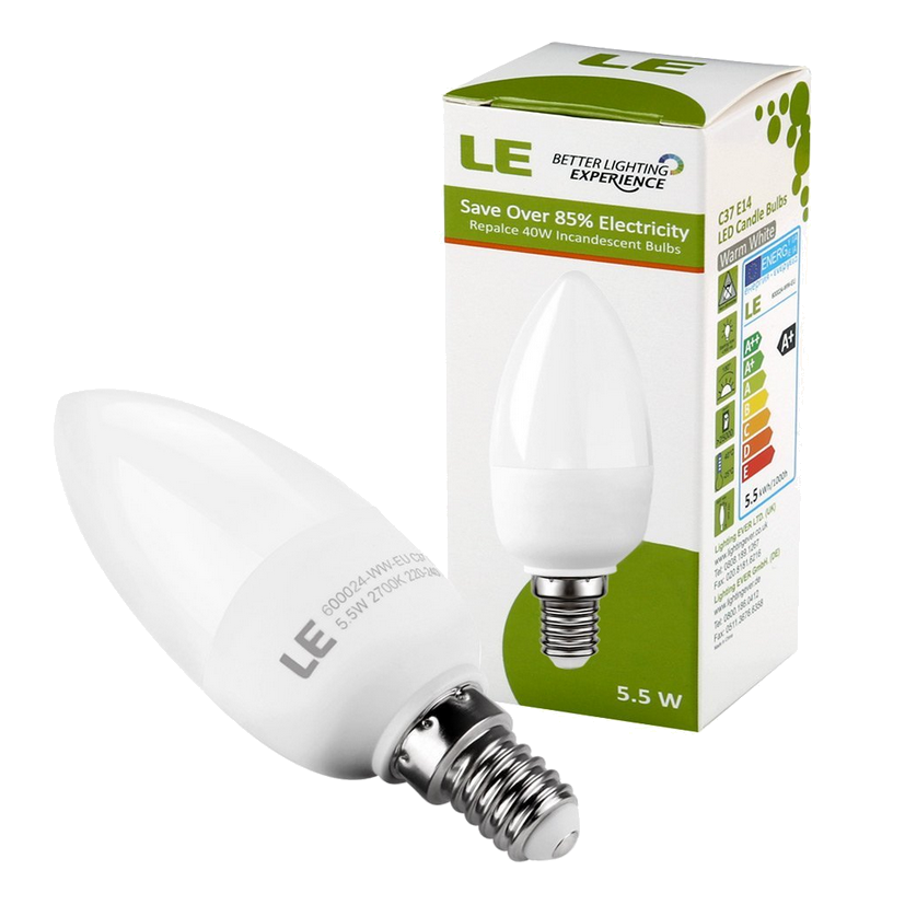 LE LED E14 C37 (Testsieger)