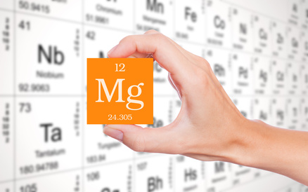 Magnesium Abkürzung hervorgehoben