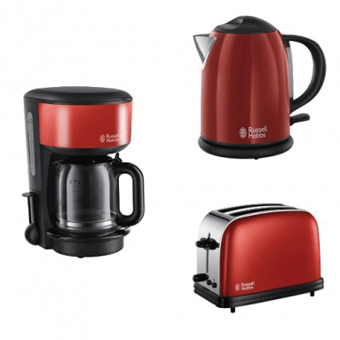 Russell Hobbs Frühstücksset Colours FlameRed